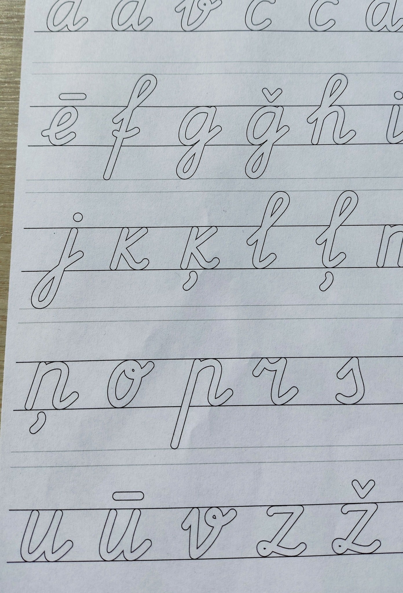 Burtu kartiņas PDF