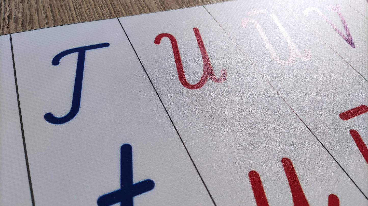 Burtu lente -LIELIE+mazie rakstītie burti