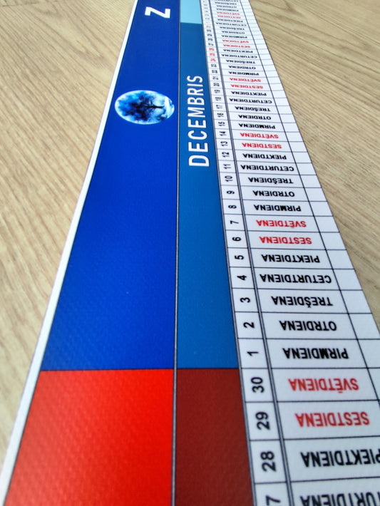 Lineārs kalendārs no 1.septembra līdz 31.augustam