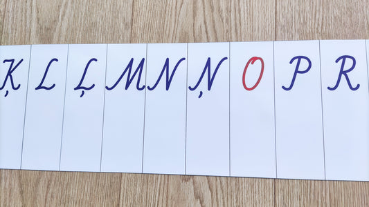 Burtu lente - LIELIE rakstītie burti