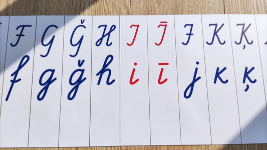 Burtu lente -LIELIE+mazie rakstītie burti