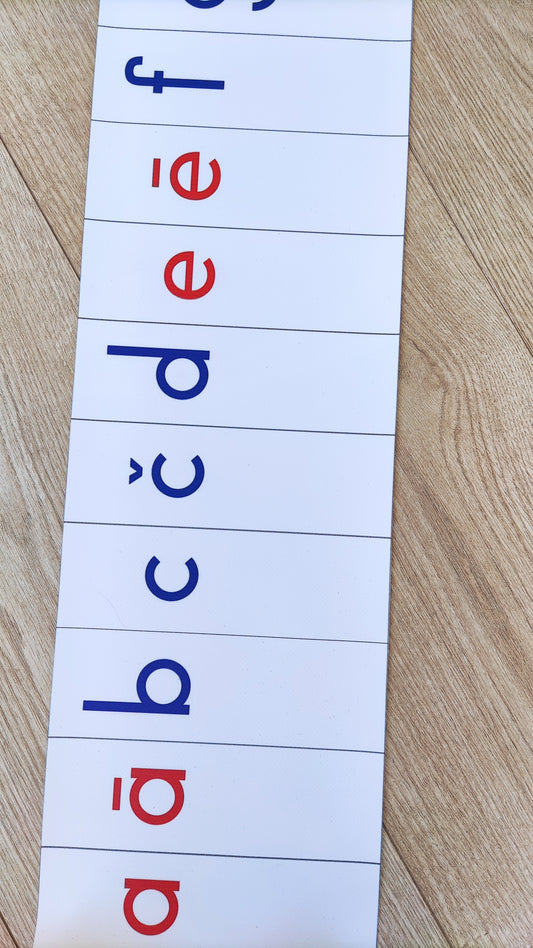 Burtu lente - mazie drukātie burti