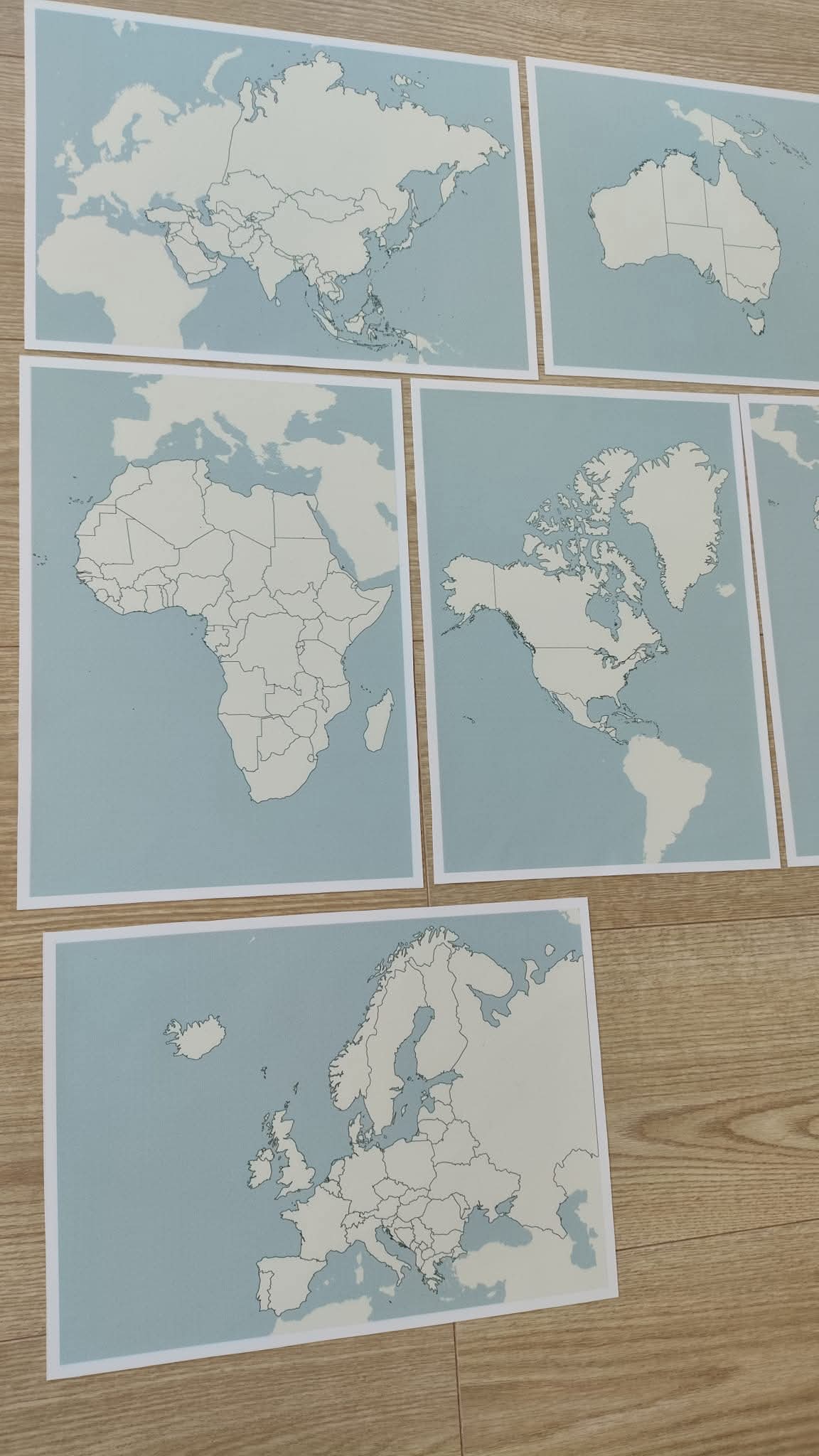 Kontinentu kontūrkartes