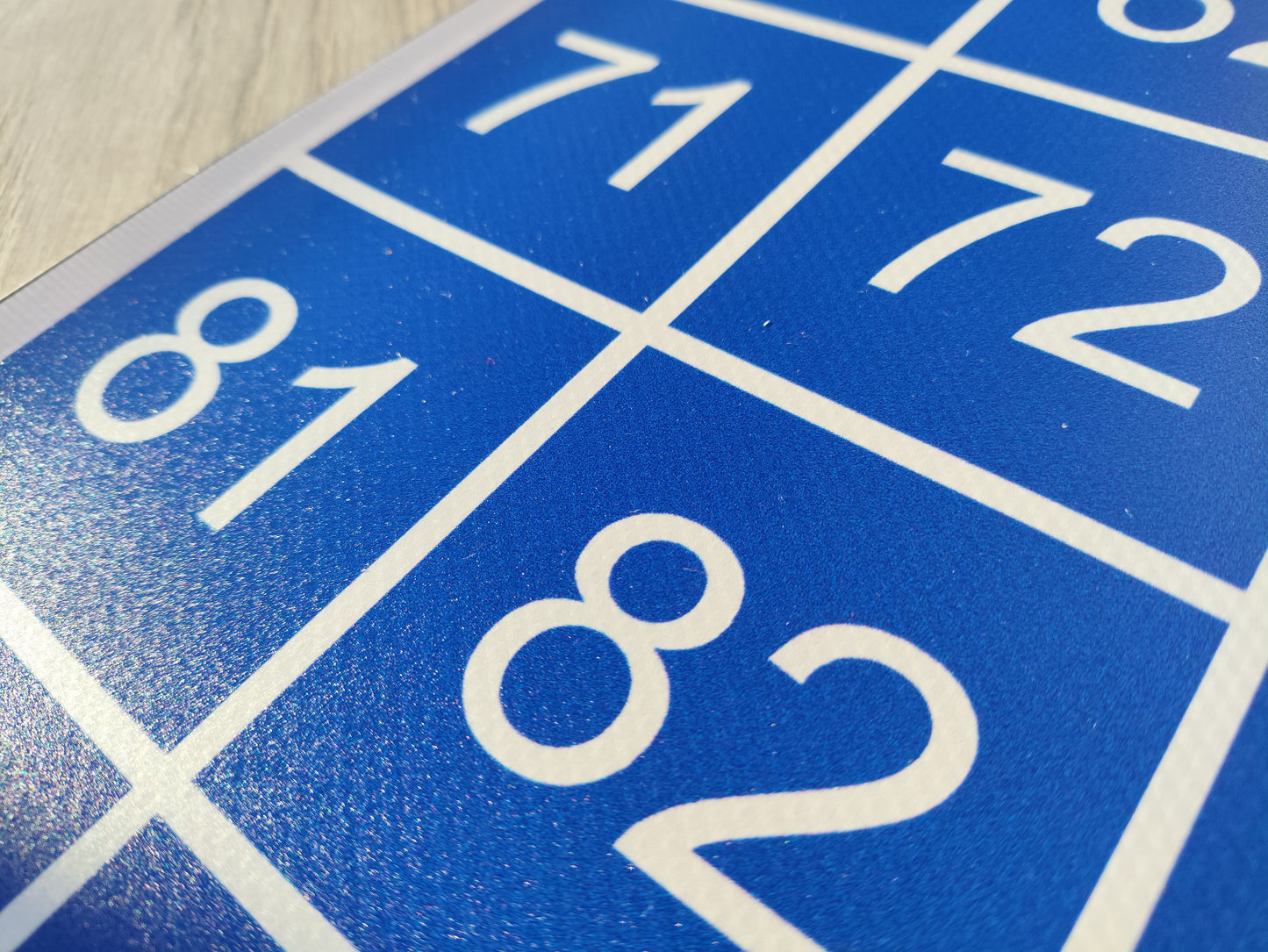 Simta kvadrāts. Kontrolkarte.