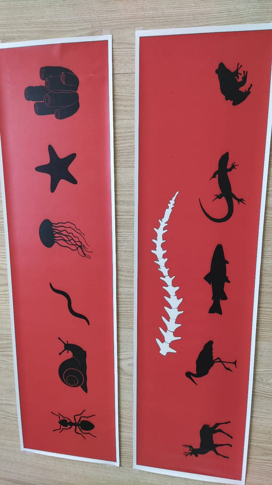 Mugurkaulnieki/bezmugurkaulnieki paklājiņi