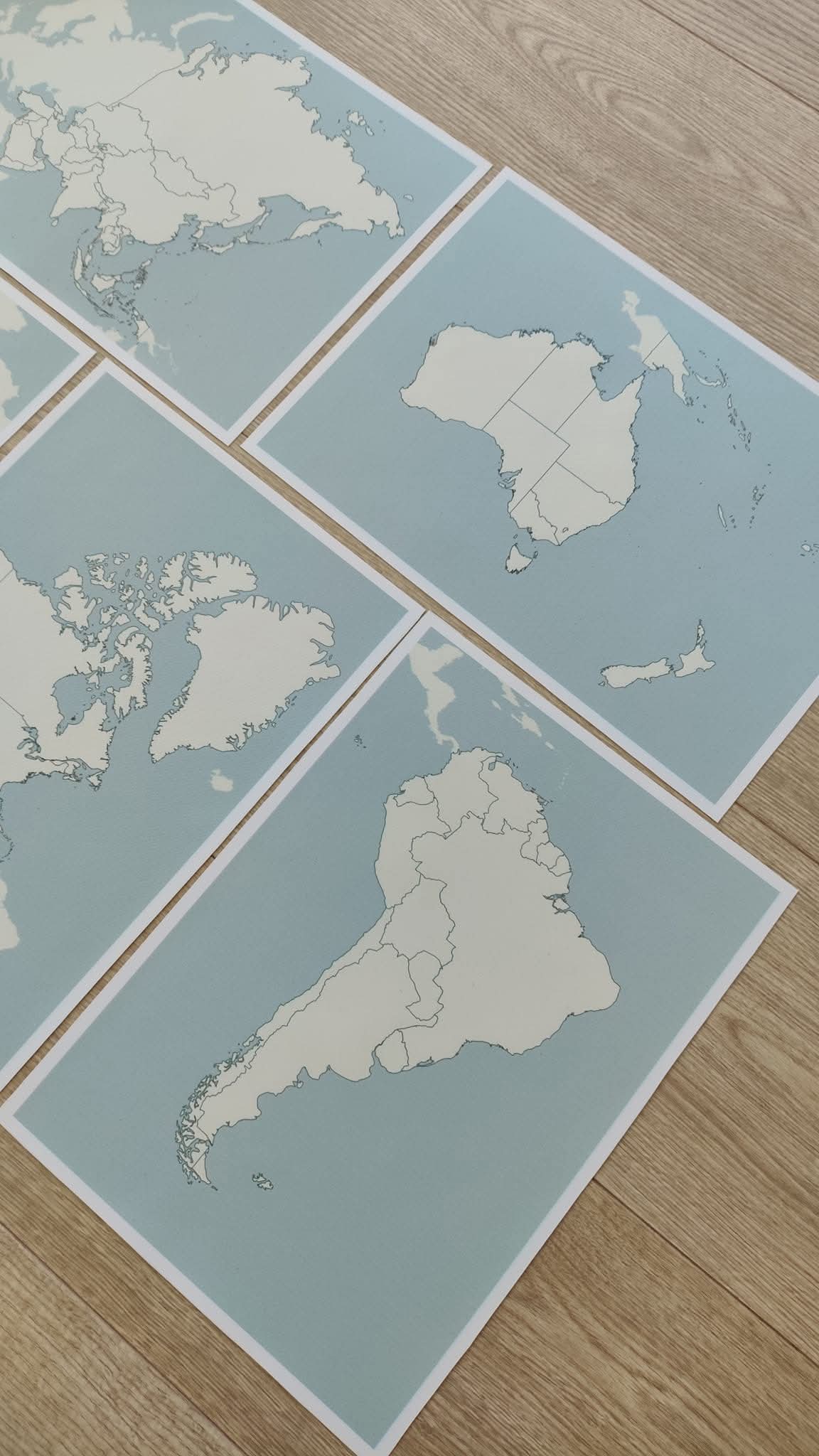 Kontinentu kontūrkartes